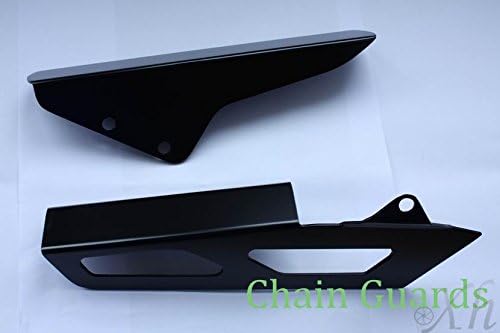 Miniatura 6 de SMT-Cubierta protectora de cadena negra compatible con Suzuki Gsx-R 1000 Gsxr1000 2005 2006 sin logotipo [B015SMMY08]