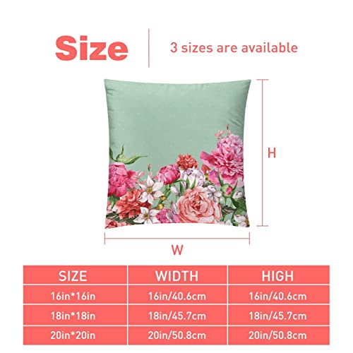 Housses de coussin lombaire en velours doux à fleurs - 6