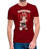 comprar camiseta athletic 2019 Tamaño Talla L: 74/56 cm Camiseta de Manga Corta Goku del Athletic de Bilbao Campeón de la Copa del Rey 2023-2024 (13- Camiseta Talla L)(Granate Manga Corta)