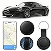 GPS Coche localizador, Localizador GPS para Coche, Compatible con Android y iOS, Seguimiento en Tiempo Real, Mini magnético para Coches Tracker rastreador Oculto para Coches Sin cuota mensual -Negro