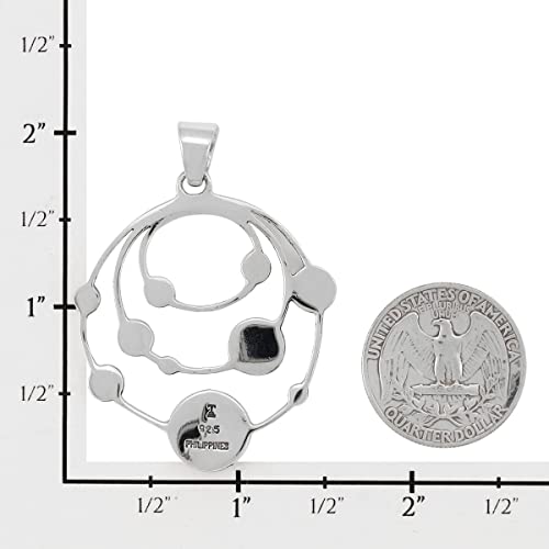 Planets Solar System Gemstone Turquoise Jewelry in Sterling Silver 925 & Genuine Gemstones4