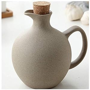 Home Olie Cruet 500ML Keramiek Olieflessen Keramiek Dispenser Fles Opslag Kan voor Keuken Koken Olijfolie Sojasaus Azijn Cruet