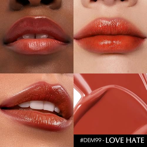Image of Coral Red Lipstick for Women Moisture Lip Gloss Sheer Tinted Lip Balm | Nourish Hydrating Glossy Creamy Lipstick Glow Reviver Lip Stick for Dry Lips,DM99 CoralNude