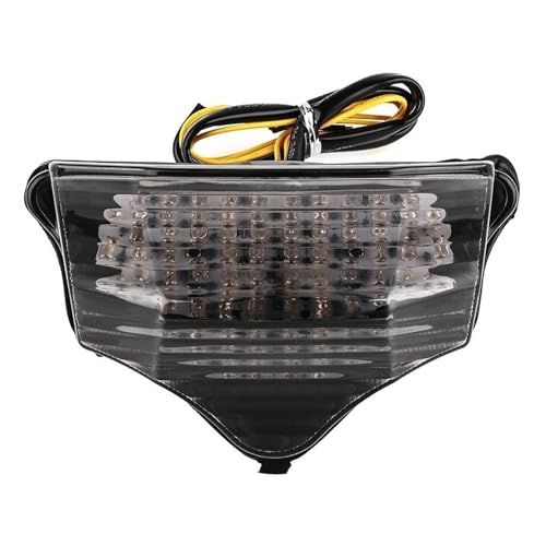 Feu stop arrière de moto et clignotant intégré à haute visibilité pour FZ6
