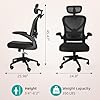 Duejdio Comfortable Home Office Computer Chair, Adjustable Headrest Armrest, Lumbar Support, Up and Down Adjustable 360 Degree Swivel Chair #2