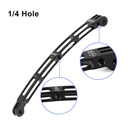 HSU Aluminum Curved Mount Kit for GoPro Curved Extension Arms for Hero 13/12/11/10/9/8/7/6/5/4/3 and Most Action Cameras - Image 4