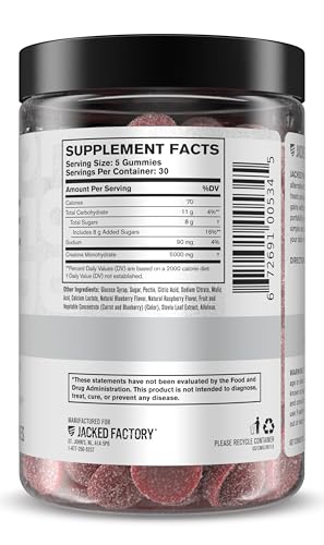 Jacked Factory Creatine Gummies
