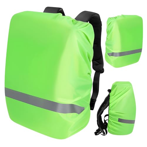 GOOHOCHY Small Waterproof Backpack Rain Cover Pack Cover for Hiking Camping Travel Reflective Tags