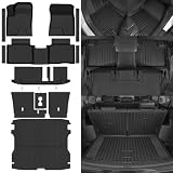 NQOQN Custom Fit Floor Mats for 2027 Nissan Rogue 7 Seats PHEV