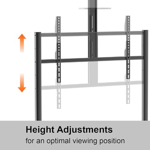 Soporte móvil ajustable para pizarras 55"-86" miniatura 5