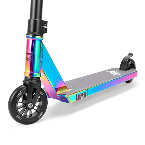 Lmt69 Professional Scooter-Trick Scooter-Intermediate Beginner Stunt Scooter Suitable - Children, Teenagers Adults 8 Years Old Above(Black Color) #TOP6