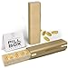 7 Day Pretty Pillbox | Wide Weekly Pill Organizer | for Prenatal Vitamins, Supplements, Pills | Ideal for Travel, The Gym, The Office & Pregnancy | Champagne