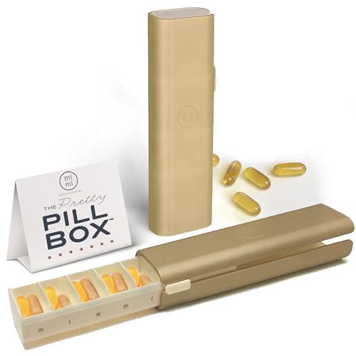 Pilulier essentiel de voyage - Boîte à pilules compacte pour vos déplacements