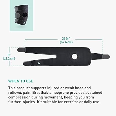 OPPO Knee Support Bundle: RK101 Adjustable Brace & 2320 Compression Sleeve (L)