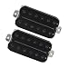 2pcs Electric Guitar Pickup Set Black Ceramic Bridge & Neck Humbucker Pickups 4-Wiress guitar pickup set