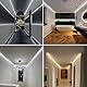 Besseto Trockenbau LED Profil 10 Pack 3.3FT/1 Meter Trim Rand Trockenbau Streifen Aluminium Profil, Trimless vertiefte Aluminium LED Fliesen Profil für Wände und Decken