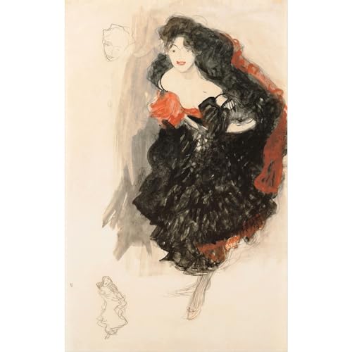 Impression Klimt Étude pour Judith II ARTICULOZY Toile 101x127cm