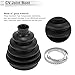 RATCHROLL Outer CV Joint Boot Kit for Subaru Crosstrek 2013-2017 for Subaru Forester 2009-2013 Constant Velocity Joint Boot No.28323AG020 W/Clamps 1 Set