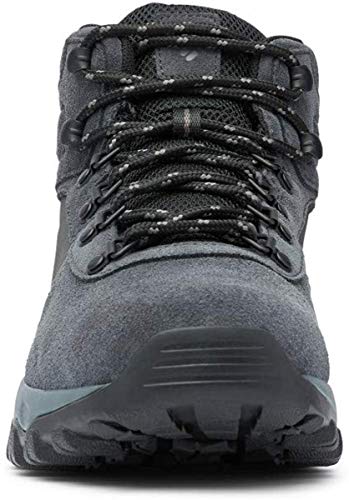 Columbia Men's Newton Ridge Plus Ii Suede Waterproof Boot, Breathable With High-Traction Grip, Shark/Black,12 #TOP4