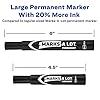 Avery Marks A Lot Permanent Markers, Large Desk-Style Size, Chisel Tip, Value Pack, 36 Black Markers Total, Ideal for Signs, Posters, Labeling, and More (98206) #1