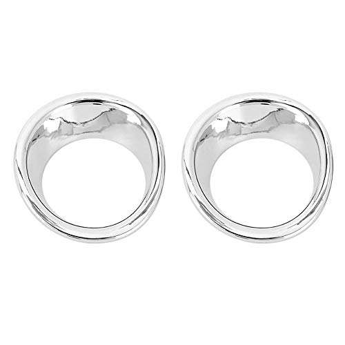 Couvercle des phares antibrouillard, ABS Chrome Couvercle des phares antibrouillard avant Pare chocs avant Couvercle des phares antibrouillard Garniture Décoration de voiture Convient pour Prius Hayon