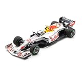 1/43 Diecast Modellauto IYASFPFP RedBull Racing RB16B mit Helm Perez Verstappen #33 #11 Formula1 2021 Sammelauto 1:43 (RB16B #11 Weiß)