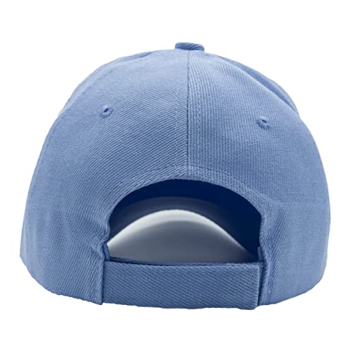 Utmost Structured Baseball Cap With Adjustable Closure - Performance Hat For Outdoor Activities And Custom Embroidery (1Pc Sky Blue) #TOP4