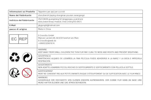 JISADER Almofada de Xixi Lavável, Almofada de Xixi de Cachorro, Almofadas de Cercadinho de Cachorro,