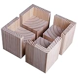 Antidérapants : La hauteur supplémentaire et l'espace de rangement sous les rehausseurs en boiss massifs facilitent le nettoyage sous les meubles, notamment avec les aspirateurs robots et classiques.