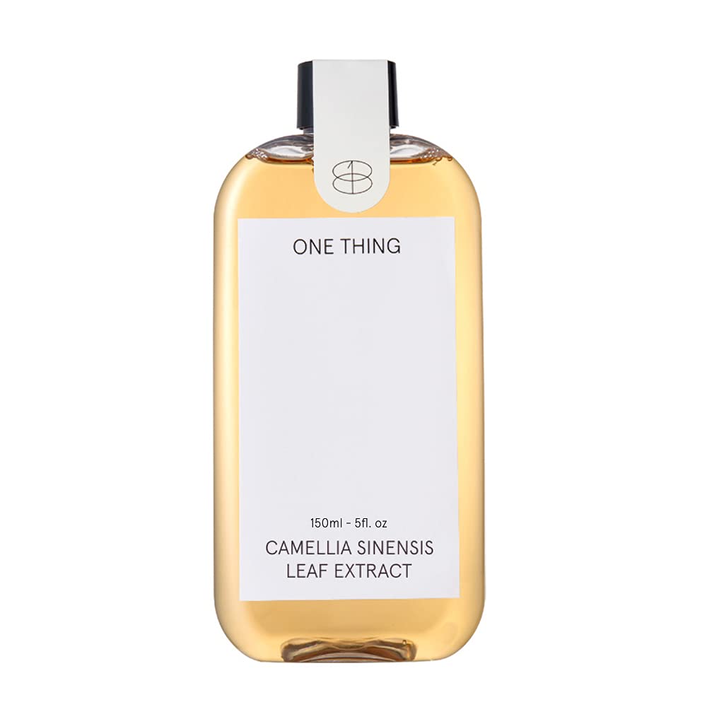 ONE THINGCamellia Sinensis Leaf Extract Toner 5.07 Fl Oz | Green Tea Hydrating Soothing Facial Extracto for Sensitive Oily Dehydrated Acne Prone Skin, Glowy Dewy Radiant Glass | Korean Skin Care
