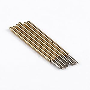 Spring Test Probe, 100 stks P50-B1 0.68mm Ronde Pogo Pin Metal Needle Tools, Pin Spring Contact Probe for Test Tools