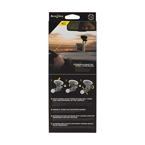 Nite Ize Original Steelie Windshield Mount Kit - Magnetic Car Windshield Mount For Smartphones #TOP2