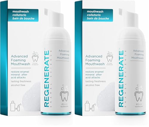 Regenerate Collutorio Mousse Avanzato Igiene Orale quotidiana, 50ml (Confezione da 2)