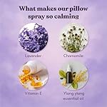 Lavender Pillow Spray for Sleeping – Aromatherapy Sleep Mist & Natural Bedtime Linen & Room Spray – Vegan, Non-Toxic, Travel-Friendly – Sweetzzz by Elitif - Image 3