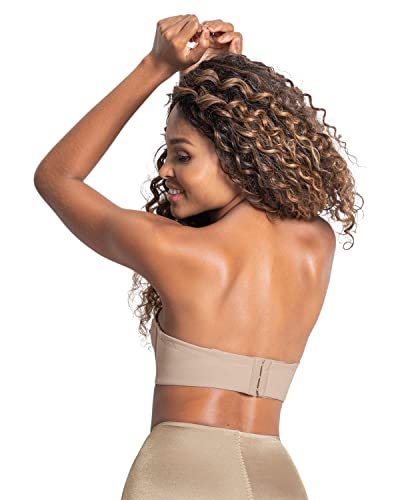 Leonisa Slimming Underwire Strapless Push Up Bra For Women Beige #TOP1