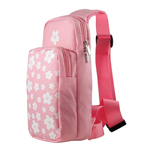Flores Cerejeira Rosa Nintendo Switch Saco de Armazenamento Para Console de Jogos Saco Mochila N-Swi