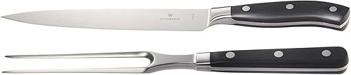 Miniatura 8 de Victorinox Grand Maitre - Juego de cuchillos para accesorios de cocina, incluye cuchillo de cocina y tenedor para tallar, utensilios de cocina de