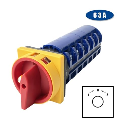 Commutateur à came de réinitialisation 690V 63A pour commande industrielle - 2