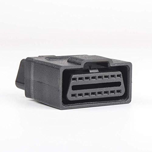 OLLGEN Mini Size OBD2 OBDII Full 16 Pin Male to Female Adapter Diagnostic Extender OBD Port Extension Connector Converter for Car Repair Shop or Testing Institution