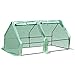 Produktbild Outsunny Gewächshaus Treibhaus Tomatenhaus Frühbeet 180 x 90 x 90 cm Grün