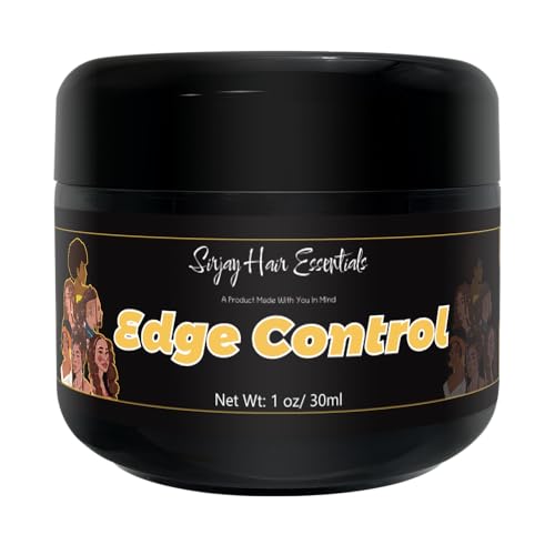 Sirjay Hair Essentials Edge Control - Organic, All Natural, Vegan, Hydrating, Hair Strengthening Gel 8Oz. Infused With Biotin thumb #7