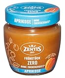 Zentis Frühstück Zero Aprikose – 210 g Fruchtaufstrich ohne Zuckerzusatz und ohne Aromastoffe mit fruchtig-milder Note