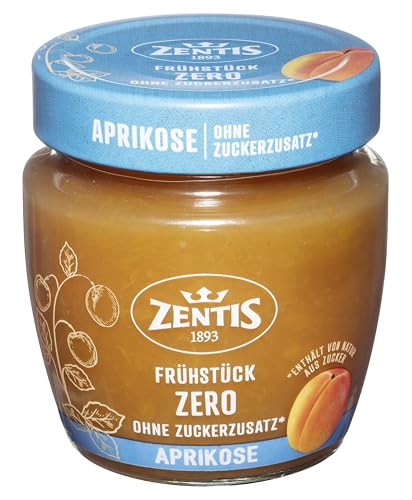 Zentis Frühstück Zero Aprikose Fruchtaufstrich ohne Zuckerzusatz 210g