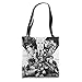 Marvel X-Men Mutant Super Heroes Black and White Tote Bag