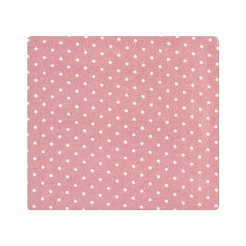 Image of Hudson Baby Unisex Baby Cotton Poly Flannel Receiving Blankets, Dusty Rose Floral, One Size