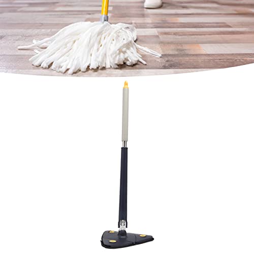Fregona triangular extensible con cabezal giratorio de acero para cocina 7