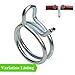 Produktbild Mikalor 4 x 13mm Double Wire Feder Clips Silikon Schlauch Luft Kraftstoff Band Rohrschellen