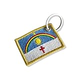 BE0420-011 Bandeira Pernambuco Patch Bordado 5,7×3,8cm (C-Chaveiro.)
