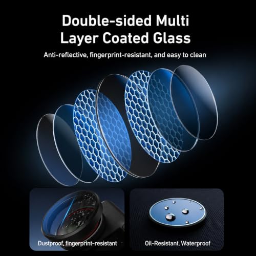 Image of Adofys CPL ND Filter Kit for DJI Osmo Action 6, 4 Pack CPL ND8 ND16 ND32 Action 6 Filter, Snap-On Neutral Density Polarising Filter, HD Optical Glass /Multi-Coated Filters.