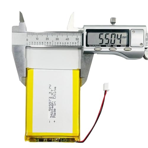 Batería de litio 505573 3,7 V 2500 mAh recargable para electrónica 3